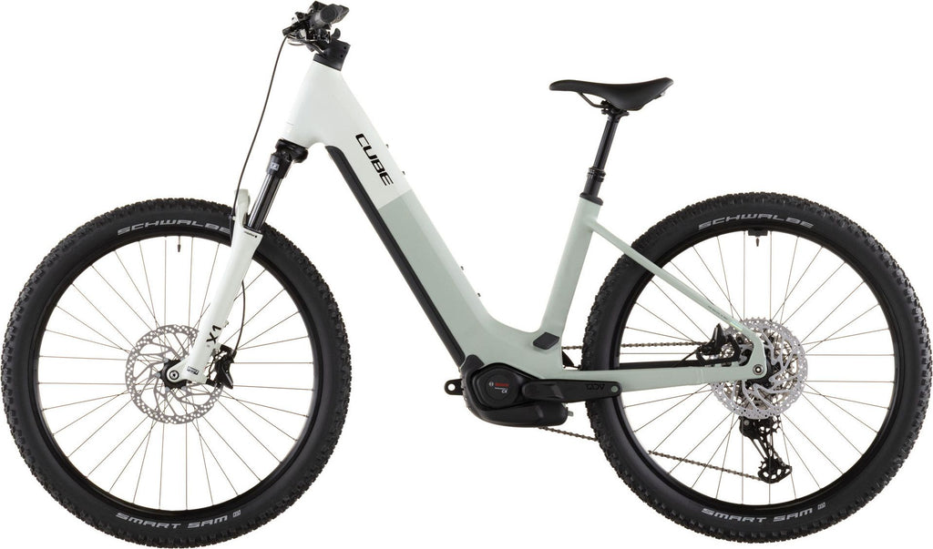 VTT Électrique Semi-Rigide Cube Reaction Hybrid Pro 800 Easy Entry Shimano 12V 800 Wh Bosch 120 Nm 27.5'' Beige Desert Stone Vert Dried Herbs 2026