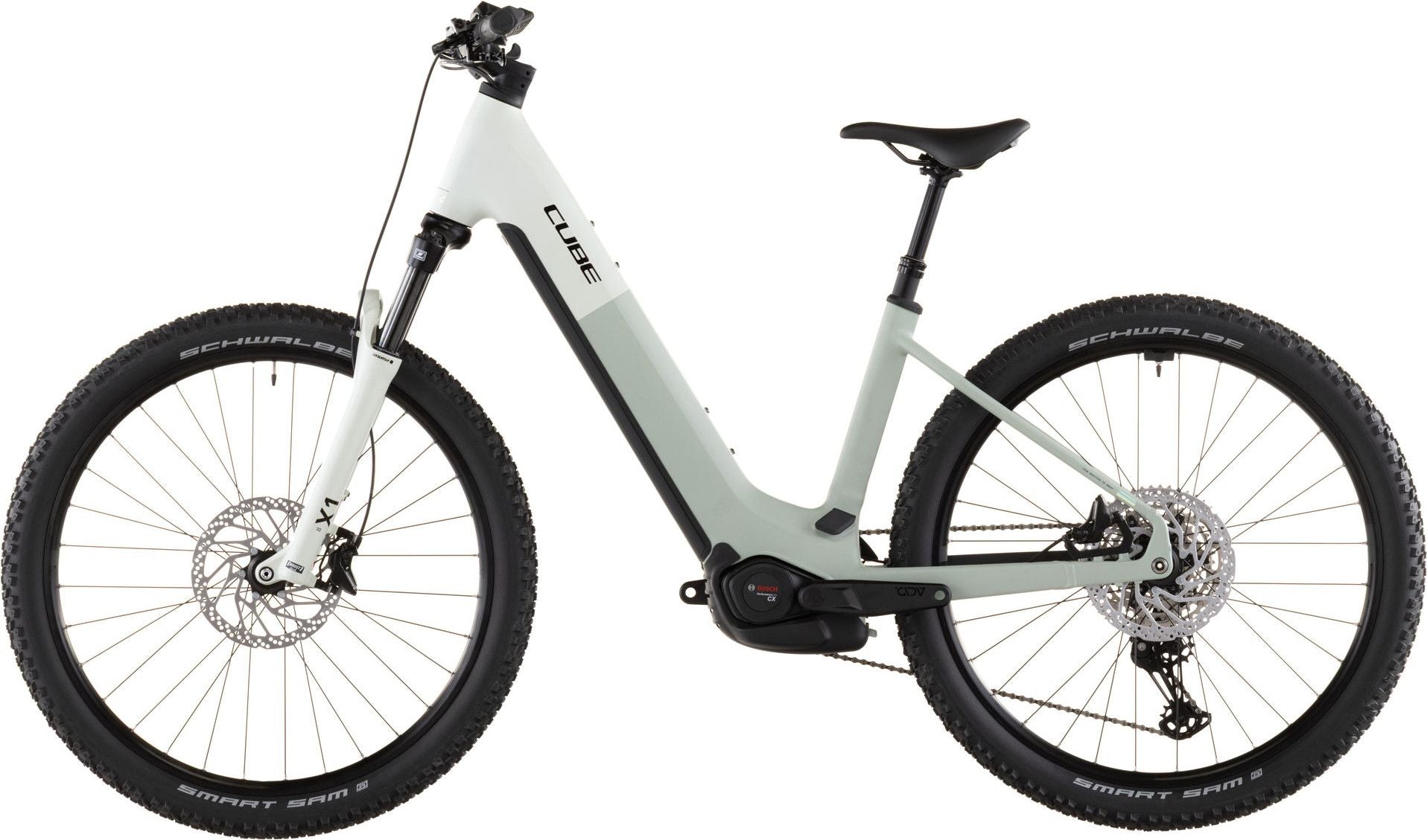 VTT Électrique Semi-Rigide Cube Reaction Hybrid Pro 800 Easy Entry Shimano 12V 800 Wh Bosch 120 Nm 27.5'' Beige Desert Stone Vert Dried Herbs 2026