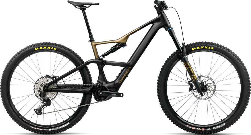 VTT Électrique Tout-Suspendu Orbea Rise LT H10 Shimano 12V 630 Wh Shimano 85 Nm 29'' Noir Diamond Vert Splash Olive 2026