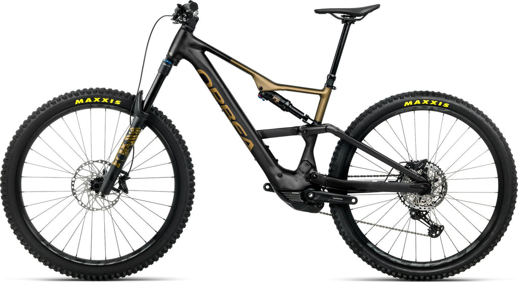 VTT Électrique Tout-Suspendu Orbea Rise LT H10 Shimano 12V 630 Wh Shimano 85 Nm 29'' Noir Diamond Vert Splash Olive 2026