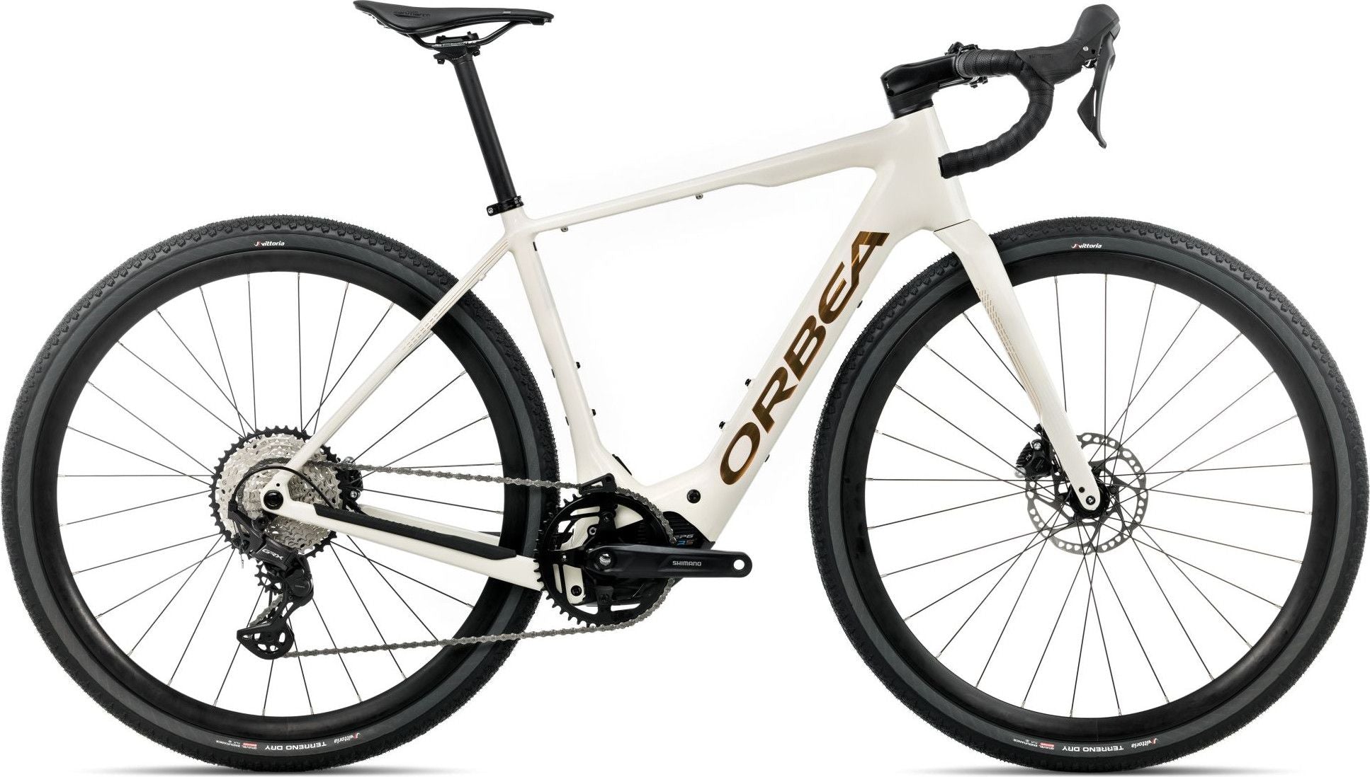 Vélo de Gravel Électrique Orbea Denna H30 Shimano GRX 12V 420 Wh 700 mm Blanc Ivory 2026