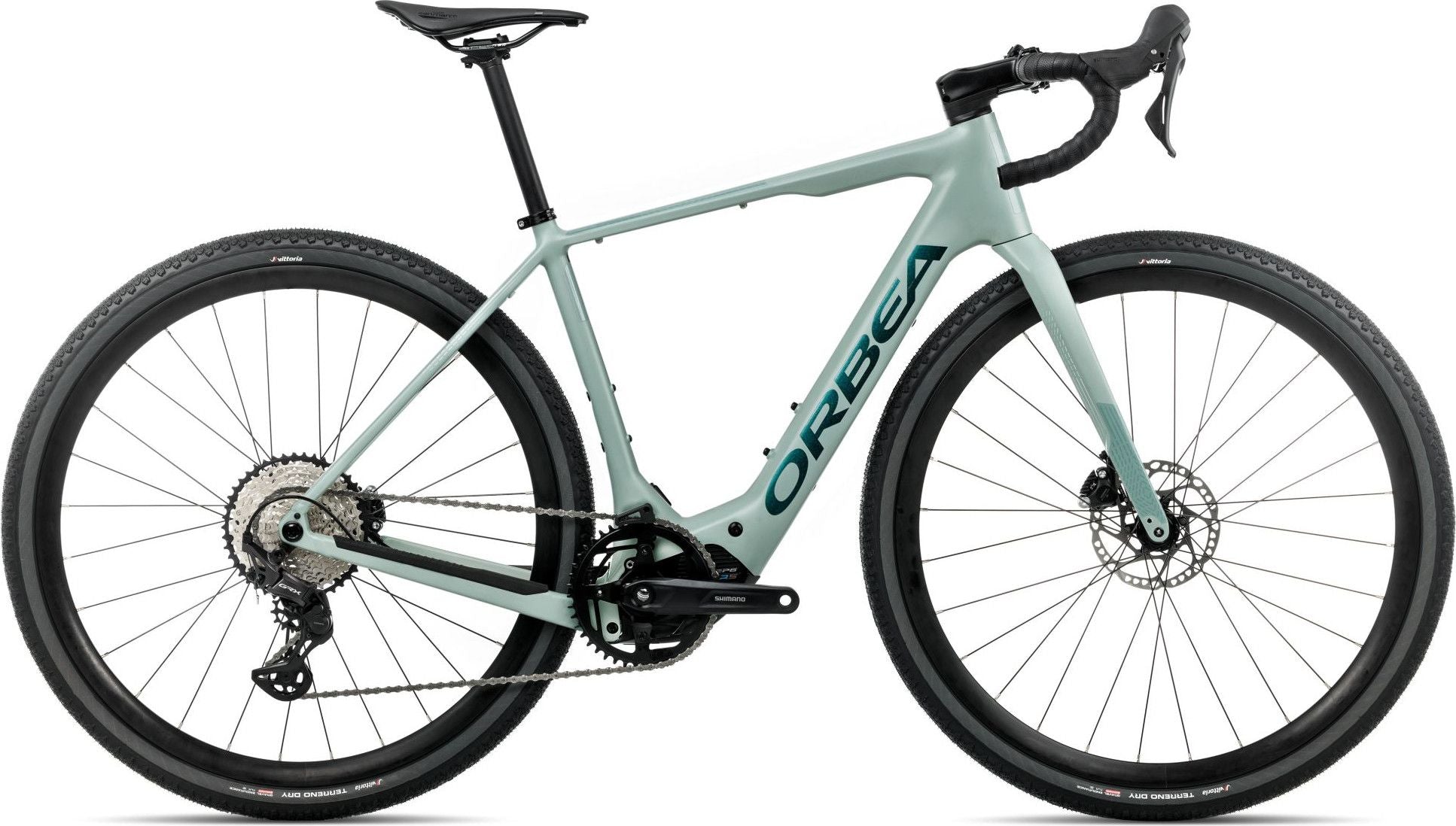 Vélo de Gravel Électrique Orbea Denna H30 Shimano GRX 12V 420 Wh 700 mm Blue Stone Escape Green 2026