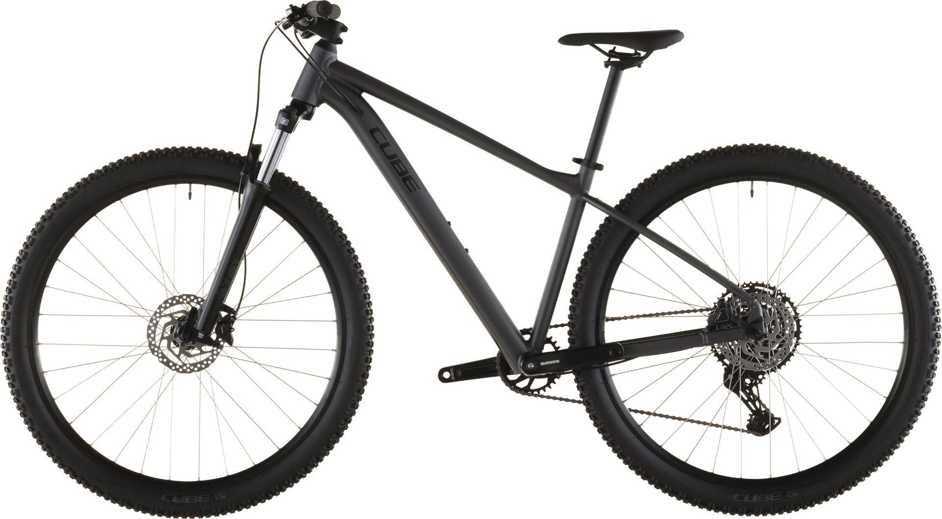 VTT Semi-Rigide Cube Aim Pro Shimano 10V 29'' Gris Noir Slate 2026