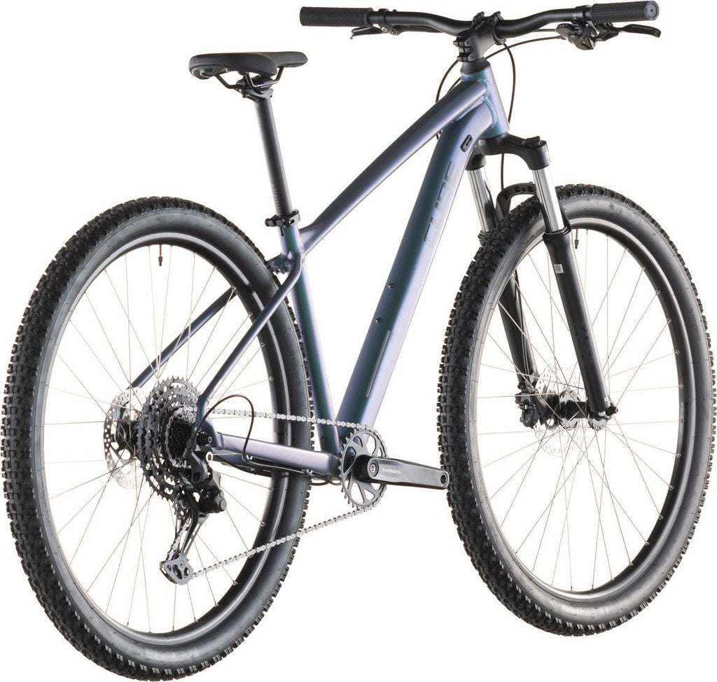 VTT Semi-Rigide Cube Aim Pro Shimano 10V 29'' Bleu Vert Smaragd 2026