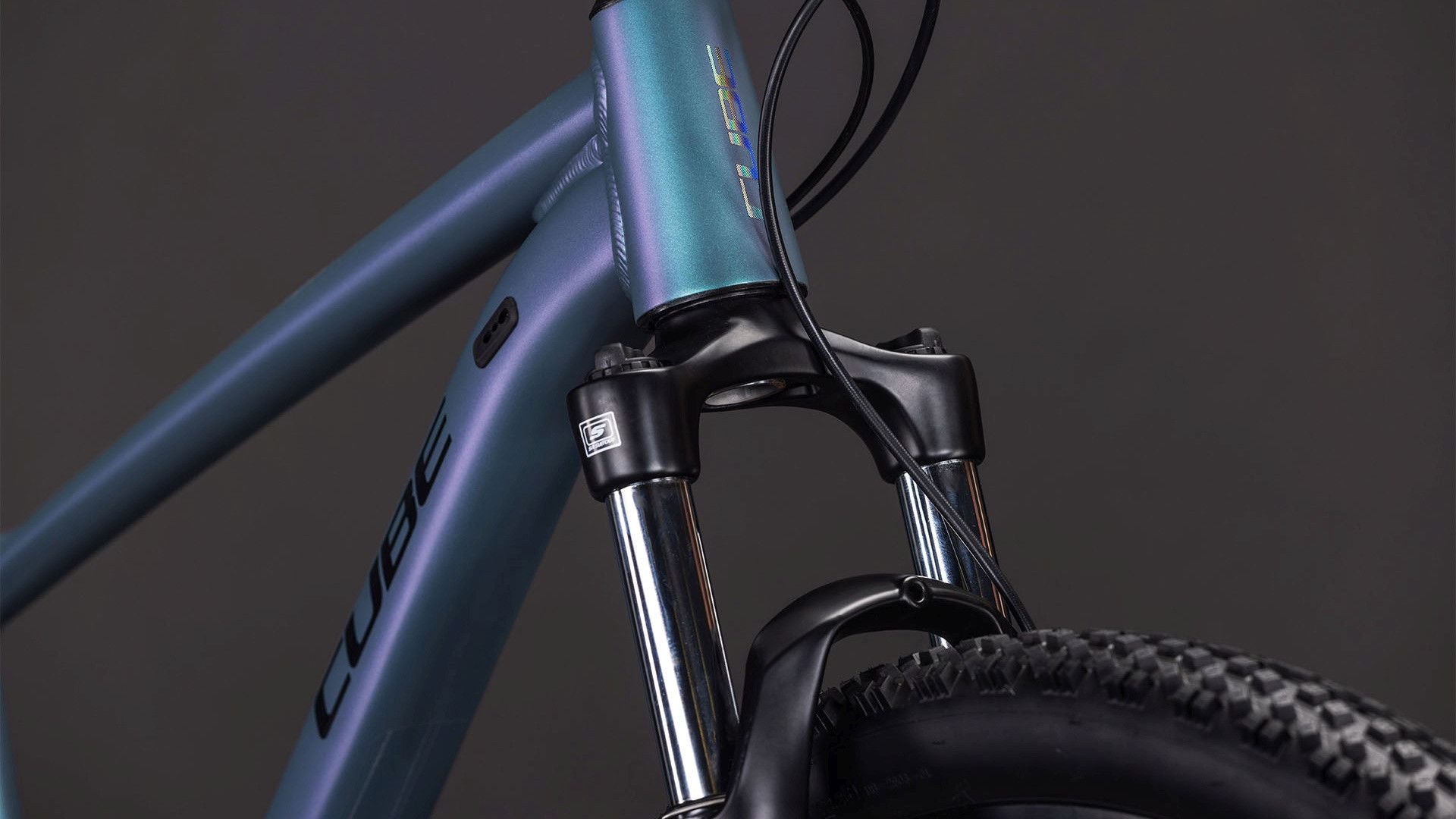 VTT Semi-Rigide Cube Aim Pro Shimano 10V 29'' Bleu Vert Smaragd 2026