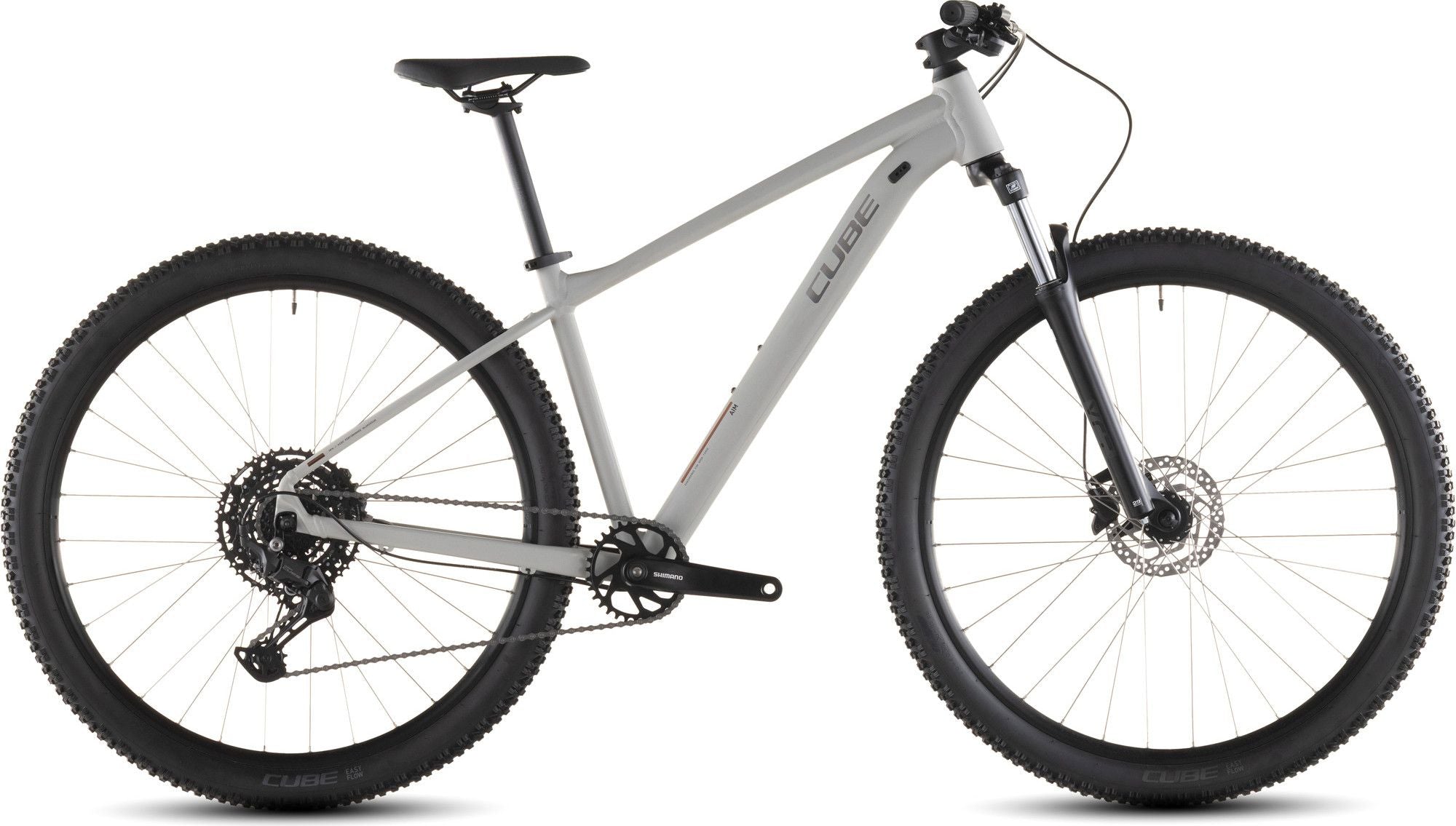 VTT Semi-Rigide Cube Aim Pro Shimano 10V 29'' Gris Beige Greige 2026