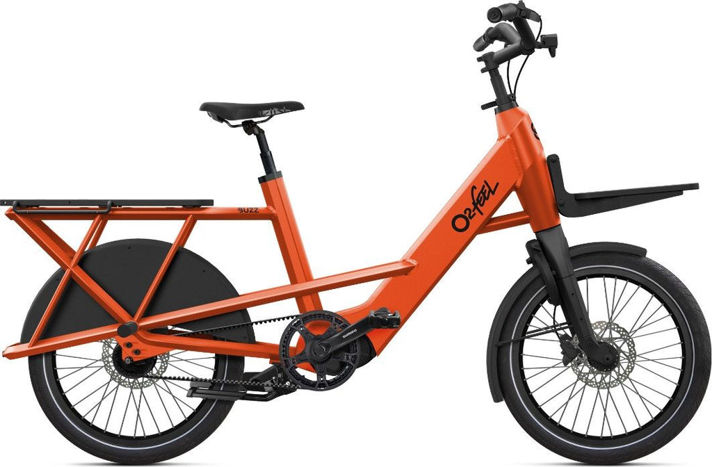 Vélo Cargo Électrique O2Feel Buzz 8.1 Shimano 5V 540Wh Shimano 85Nm 20'' Orange