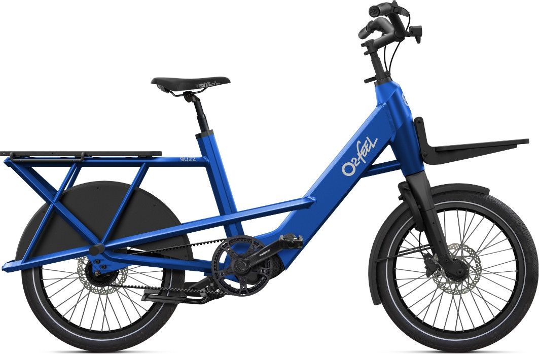 Vélo Cargo Électrique O2Feel Buzz 8.1 Shimano 5V 630Wh Shimano 85Nm 20'' Orange
