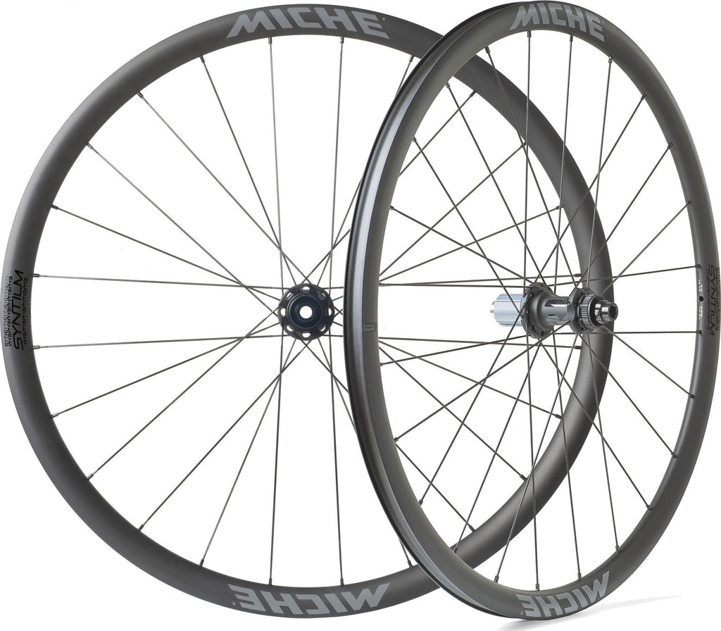 Paire de Roues Miche Syntium DX WR Tubeless 700 Disc | 12x100 mm | 12x142 mm | Centerlock