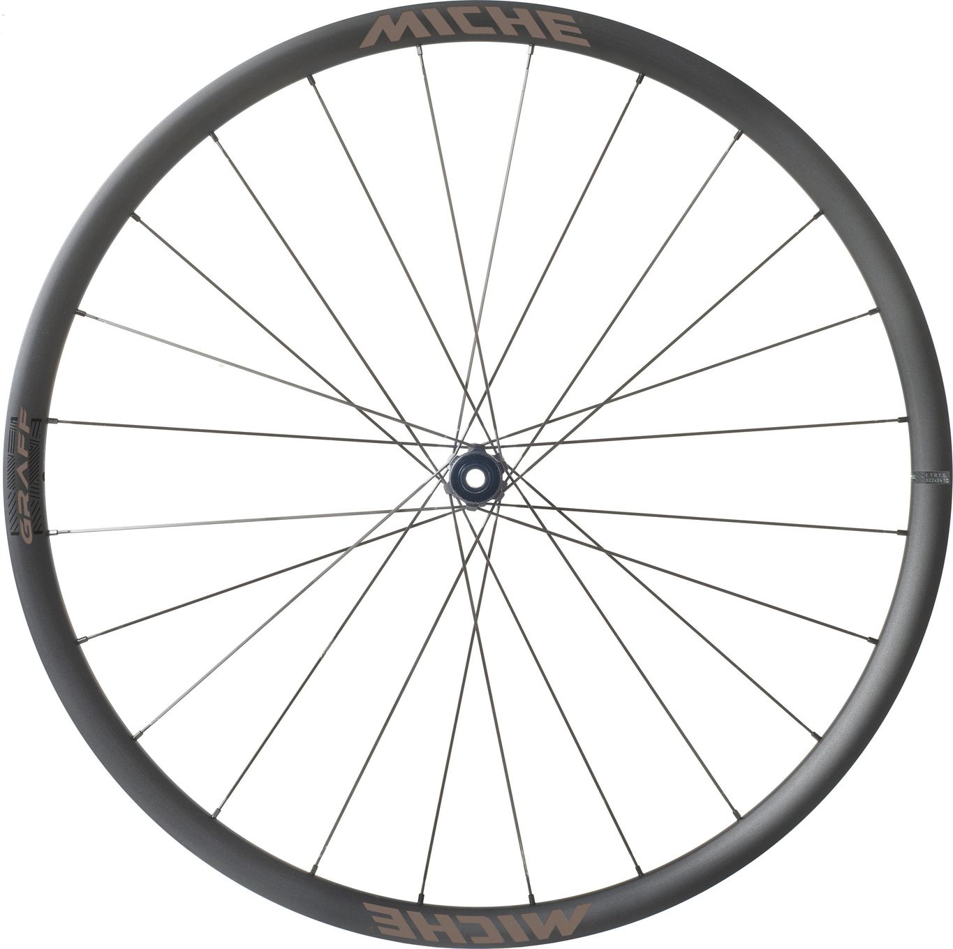 Paire de Roues Miche Graff Tubeless 700 Disc | 12x100 mm | 12x142 mm | Centerlock