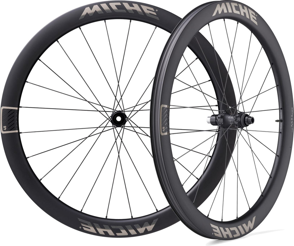 Paire de Roues Miche Graff Aero 48 Tubeless 700 Disc | 12x100 mm | 12x142 mm | Centerlock