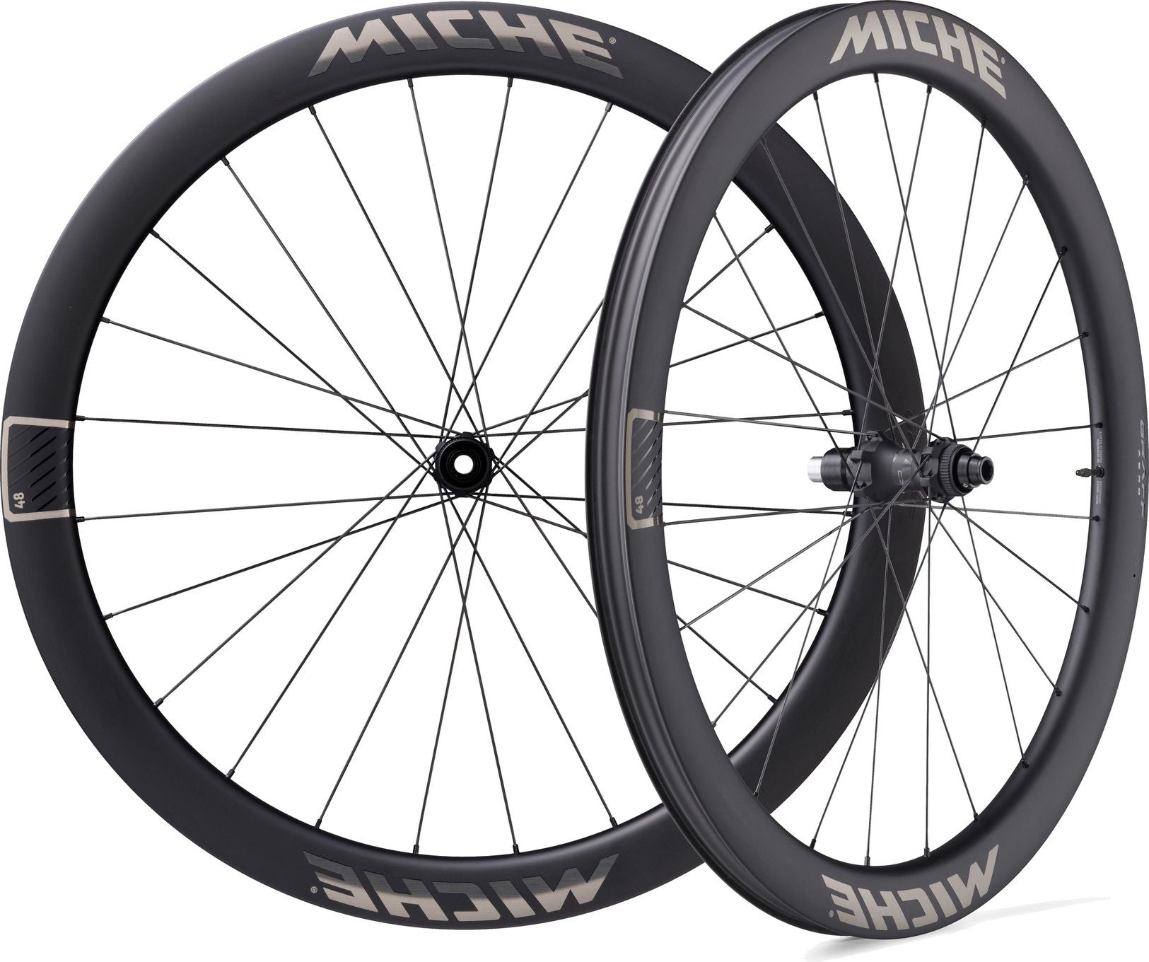 Paire de Roues Miche Graff Aero 48 Tubeless 700 Disc | 12x100 mm | 12x142 mm | Centerlock