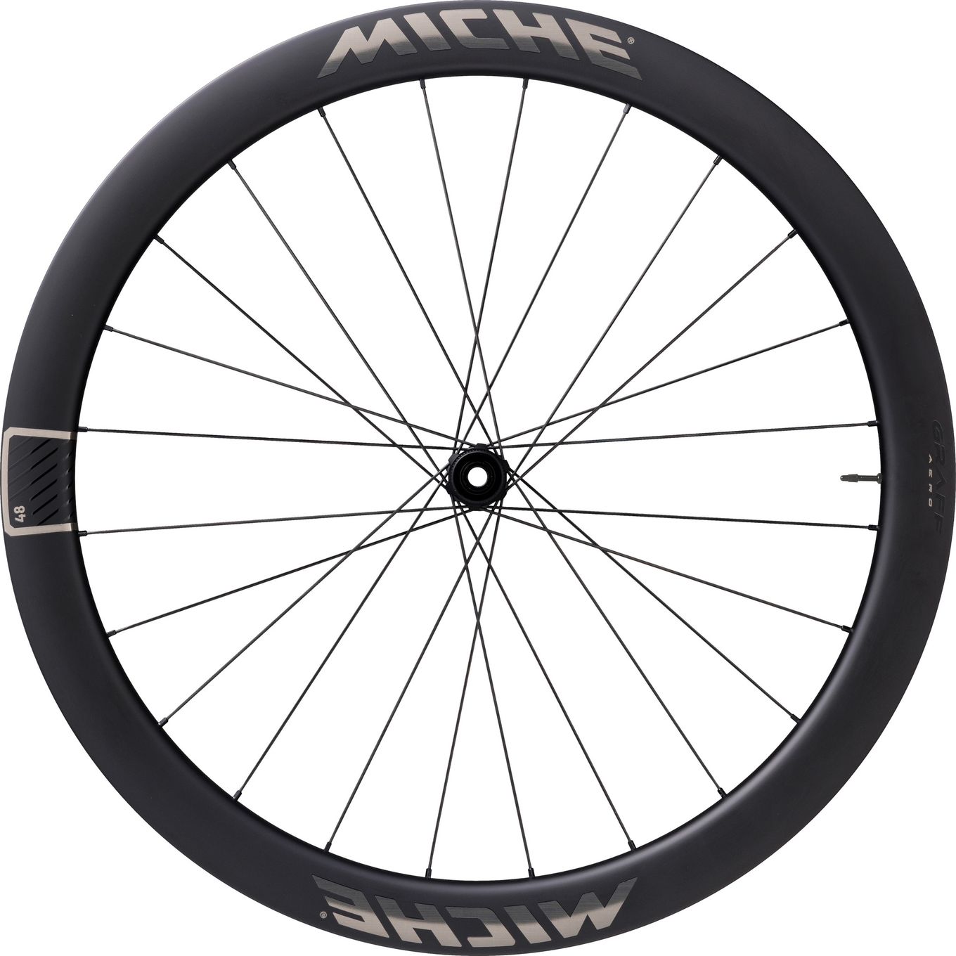 Paire de Roues Miche Graff Aero 48 Tubeless 700 Disc | 12x100 mm | 12x142 mm | Centerlock