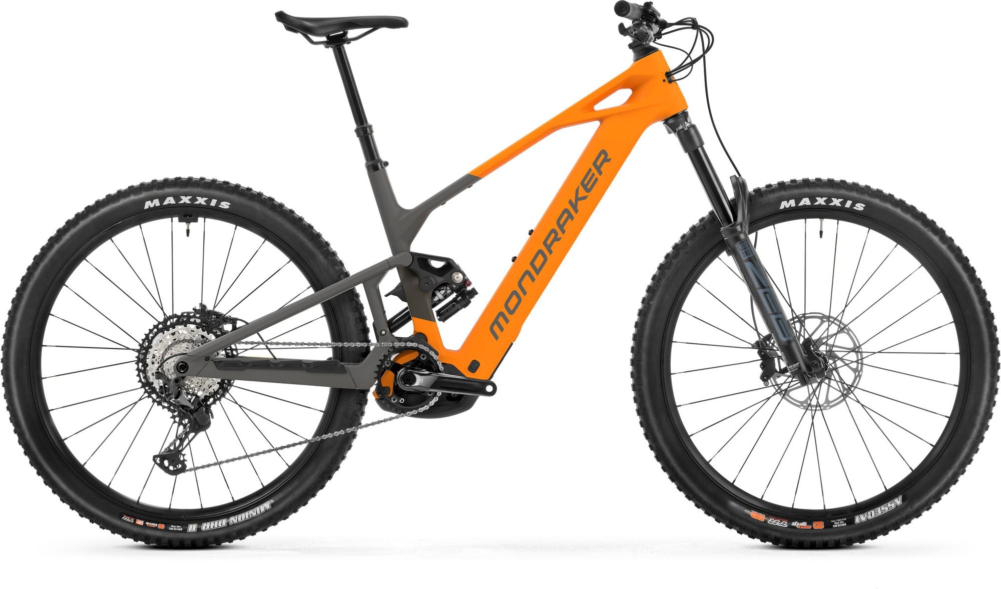 VTT Électrique Tout-Suspendu Mondraker Crafty S Sram 12V 800 Wh Bosch 120 Nm 29'' Orange/Gris 2026