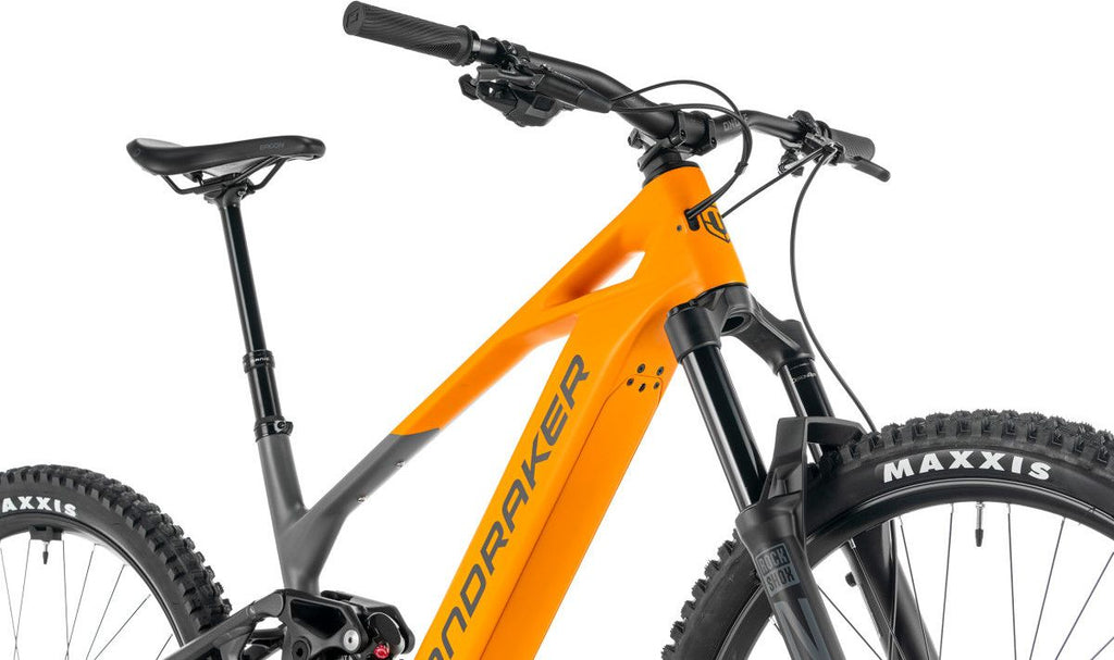 VTT Électrique Tout-Suspendu Mondraker Crafty S Sram 12V 800 Wh Bosch 120 Nm 29'' Orange/Gris 2026