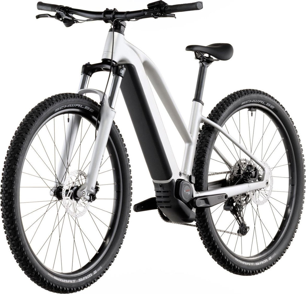 VTT Électrique Semi-Rigide Cube Reaction Hybrid One 600 Trapeze Shimano 10V 600 Wh Bosch 120 Nm 29'' Gris Sleek 2026