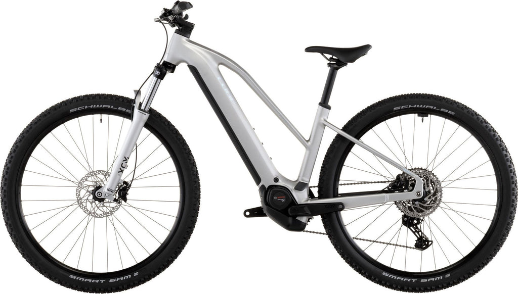 VTT Électrique Semi-Rigide Cube Reaction Hybrid One 600 Trapeze Shimano 10V 600 Wh Bosch 120 Nm 29'' Gris Sleek 2026