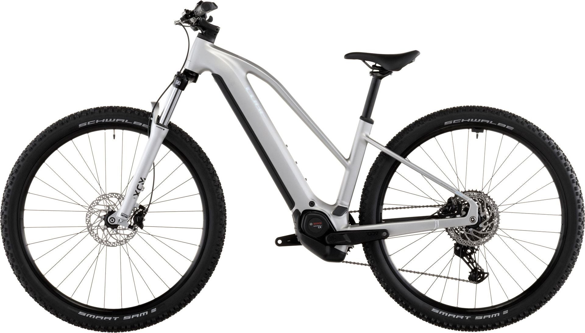VTT Électrique Semi-Rigide Cube Reaction Hybrid One 600 Trapeze Shimano 10V 600 Wh Bosch 120 Nm 29'' Gris Sleek 2026
