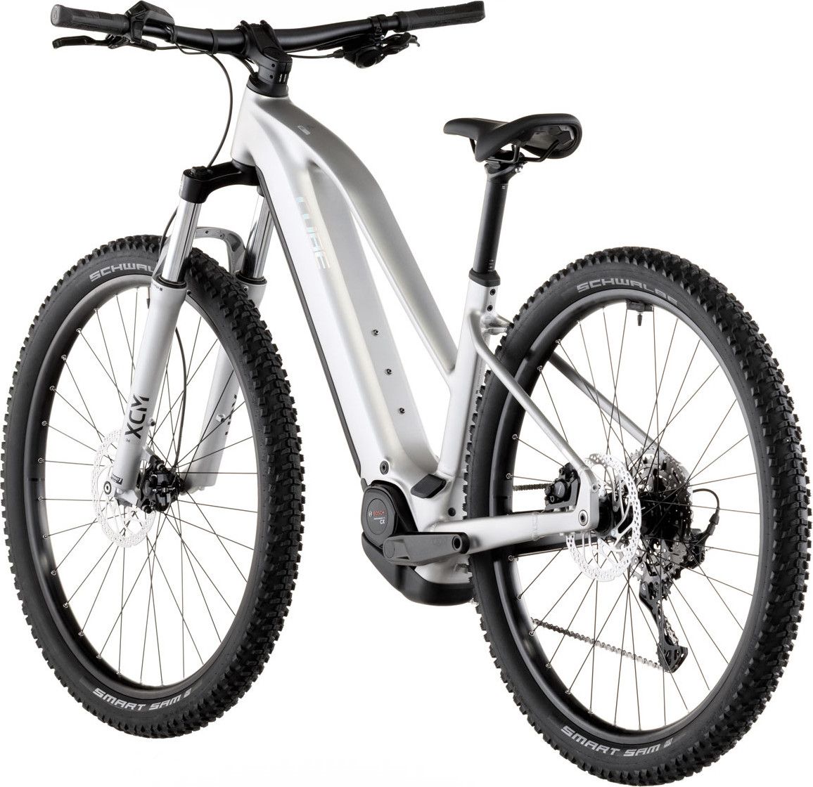 VTT Électrique Semi-Rigide Cube Reaction Hybrid One 600 Trapeze Shimano 10V 600 Wh Bosch 120 Nm 29'' Gris Sleek 2026