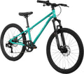 Terra - VTT 24  alu, 8-12 ans, 7 vit., freins à disque, suspension -  Teal Green