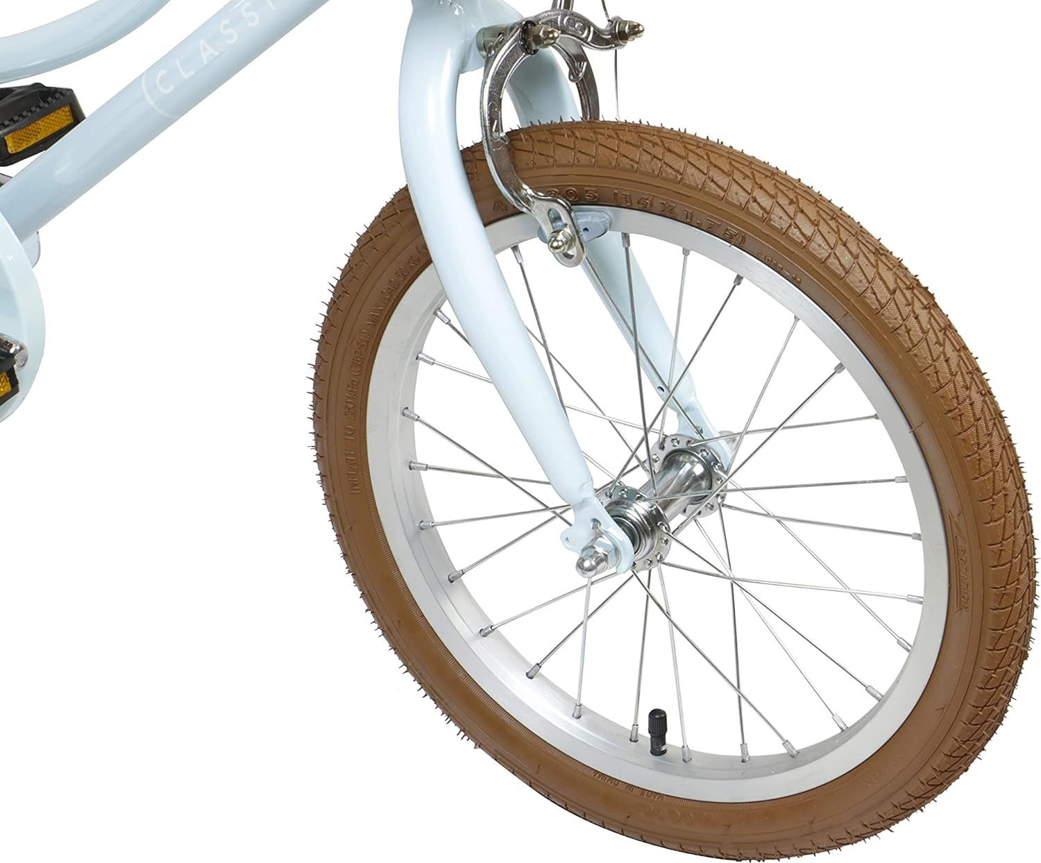 FABRICBIKE Kids Classic - Vélo à pédales 16  pour enfants, 3-7 ans. Blue
