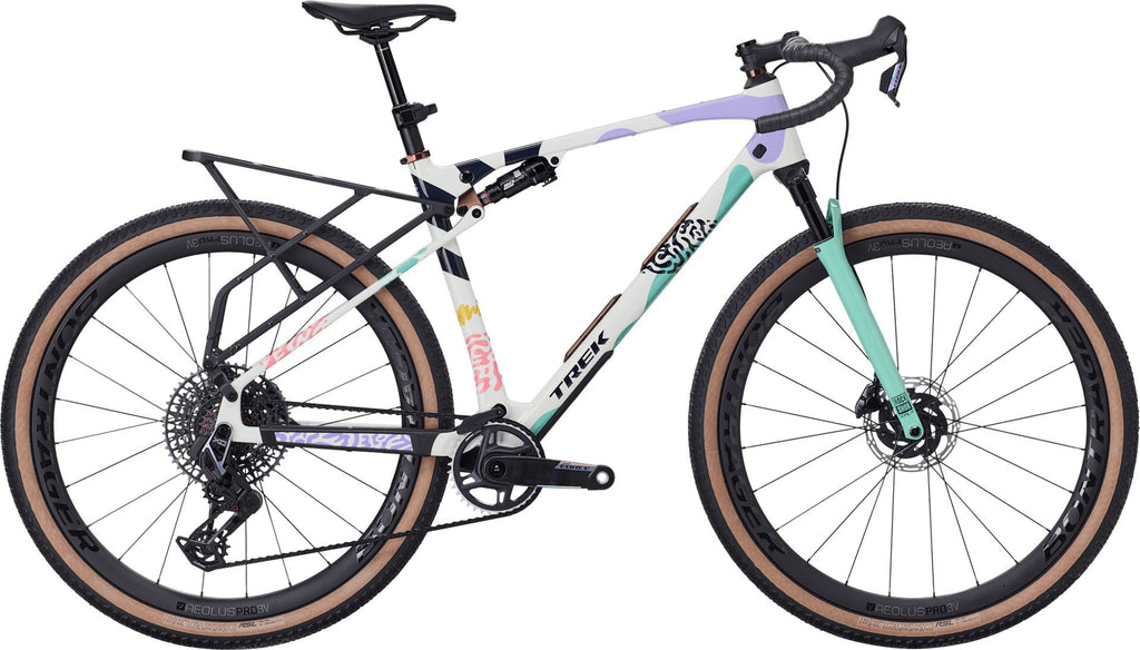 Vélo de Gravel Trek CheckOUT SL 7 Sram Force/X0 AXS T-Type 12V 700 mm Blanc/Turquoise 2026