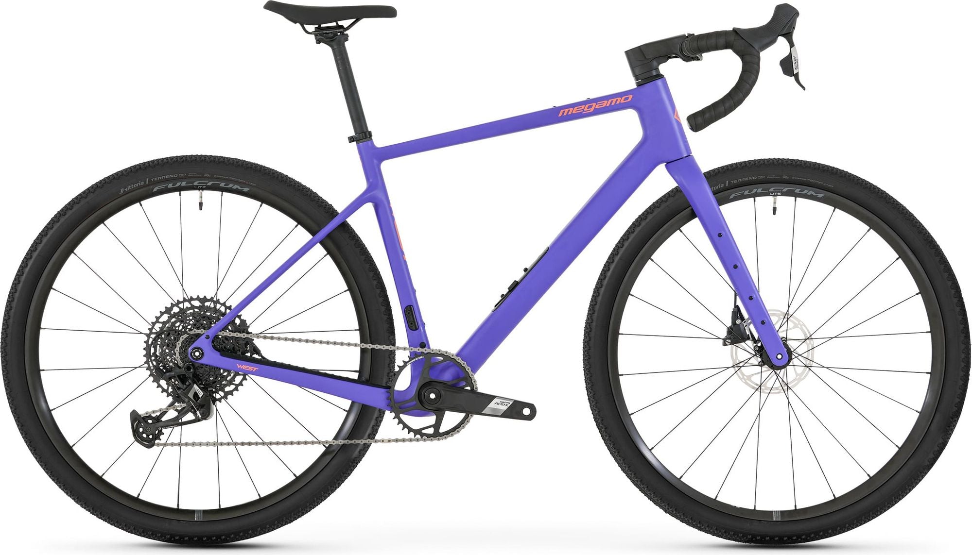 Vélo de Gravel Megamo West 10 Sram Apex Eagle 12V 700 mm Violet 2026