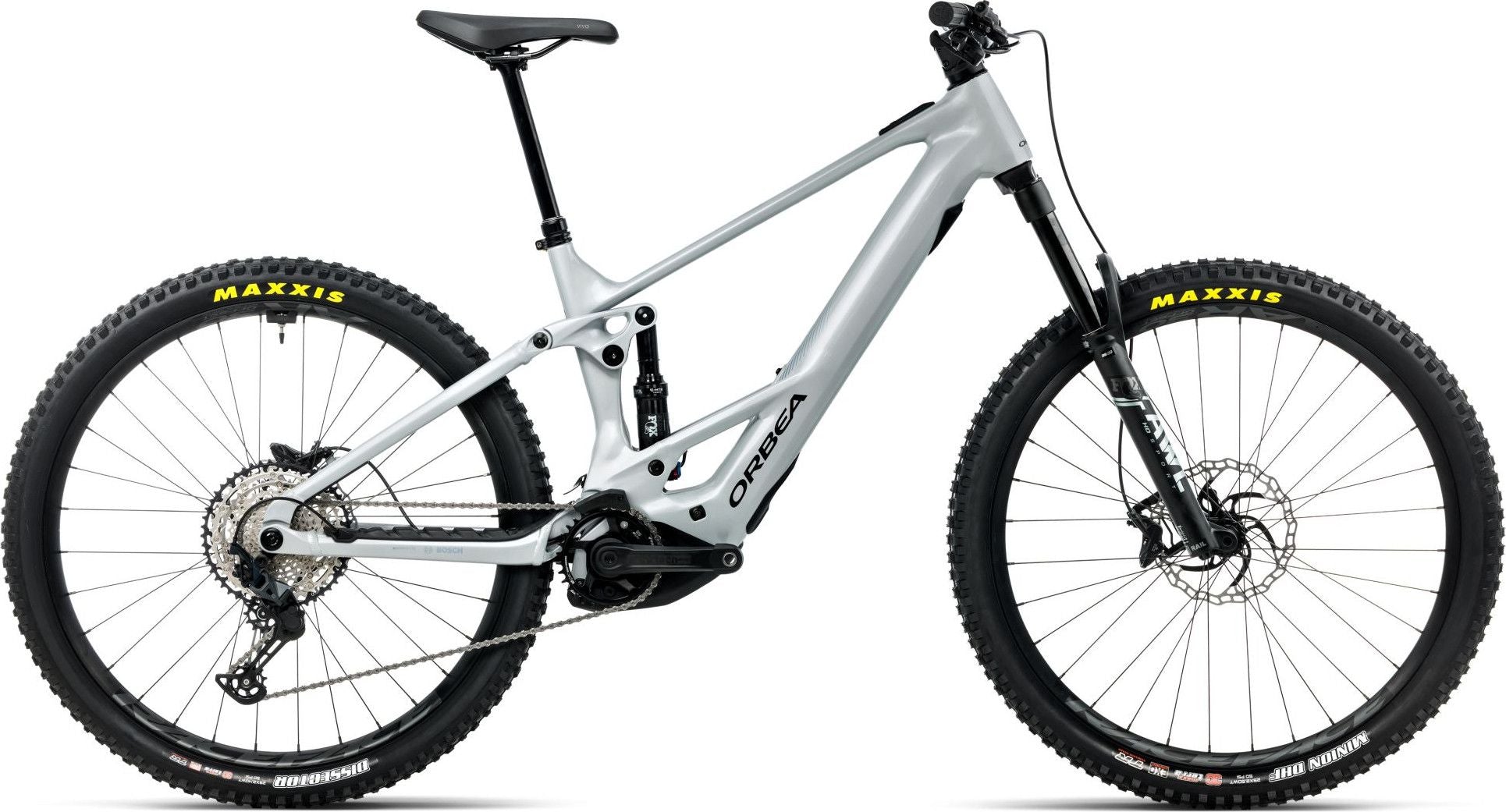VTT Électrique Tout-Suspendu Orbea Wild ST H20 Shimano 12V 750 Wh Bosch 120 Nm 29'' Argent Halo 2026