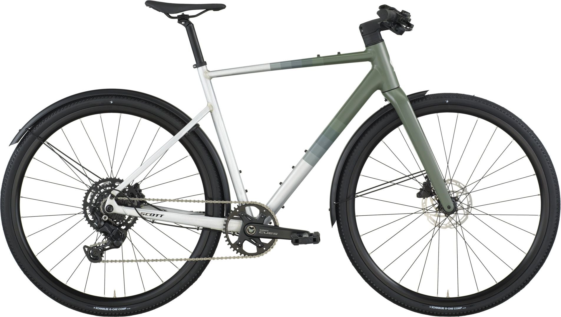 Vélo Fitness Scott Metrix 30 EQ Shimano Cues 9V 700 mm Vert/Argent
