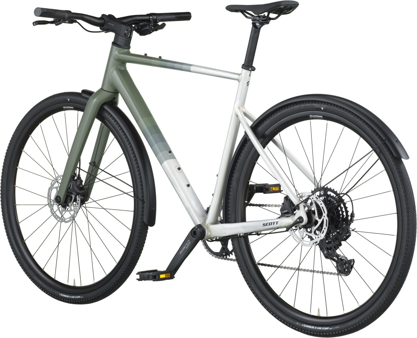 Vélo Fitness Scott Metrix 30 EQ Shimano Cues 9V 700 mm Vert/Argent