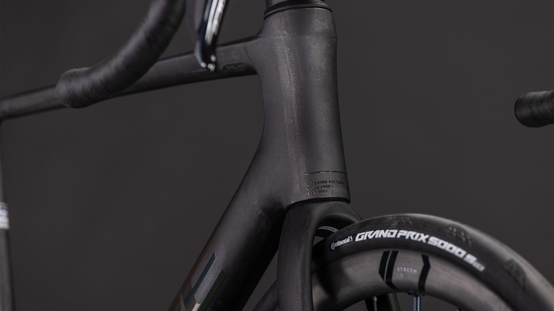 Vélo de Route Cube Litening Air C:68X SLT Shimano Dura-Ace Di2 12V 700 mm Noir Or Gold Dust 2026