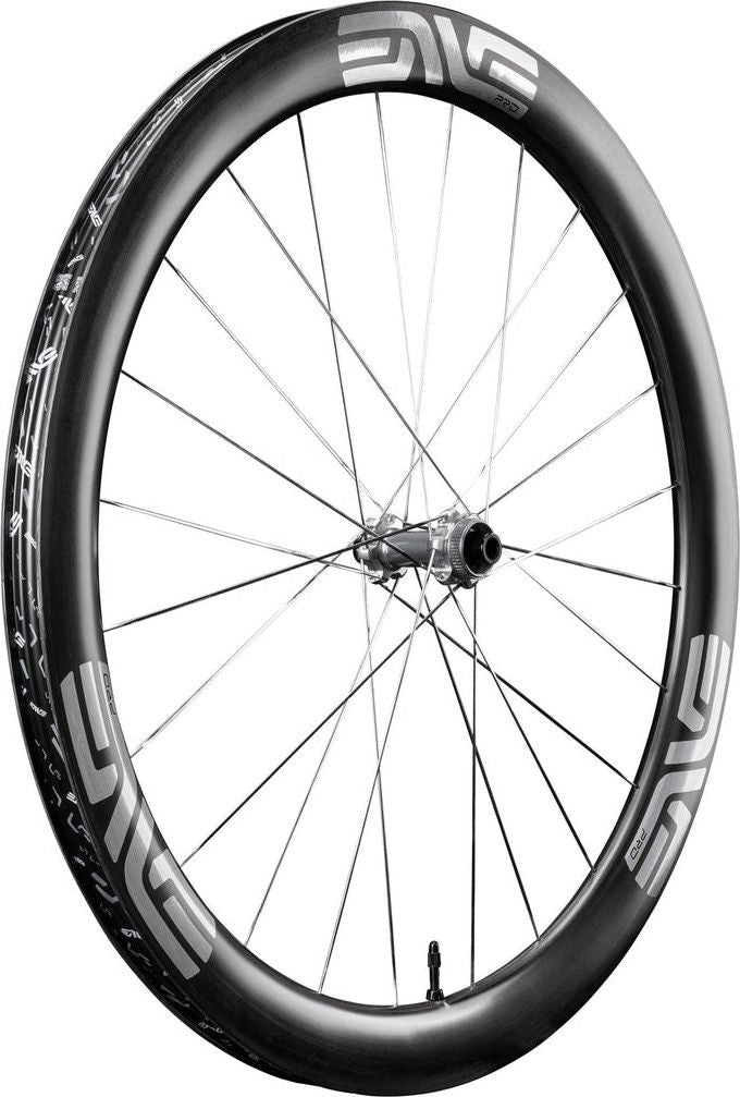 Roue Avant Enve SES 4.5 PRO | 12x100mm | Disc CenterLock | Tubeless Ready | Noir/Argent