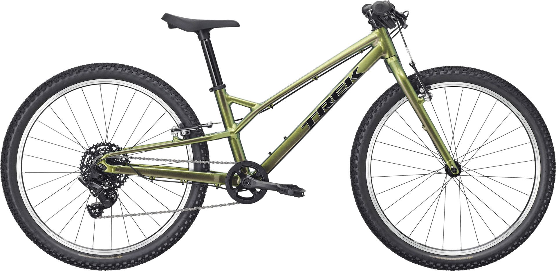 VTT Enfant Rigide Trek Wahoo 24 Path Microshift 8V 24'' Vert