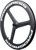 Roue Avant Progress A-7F Disc Blanc 3-Bâtons | 12x100mm | Center Lock