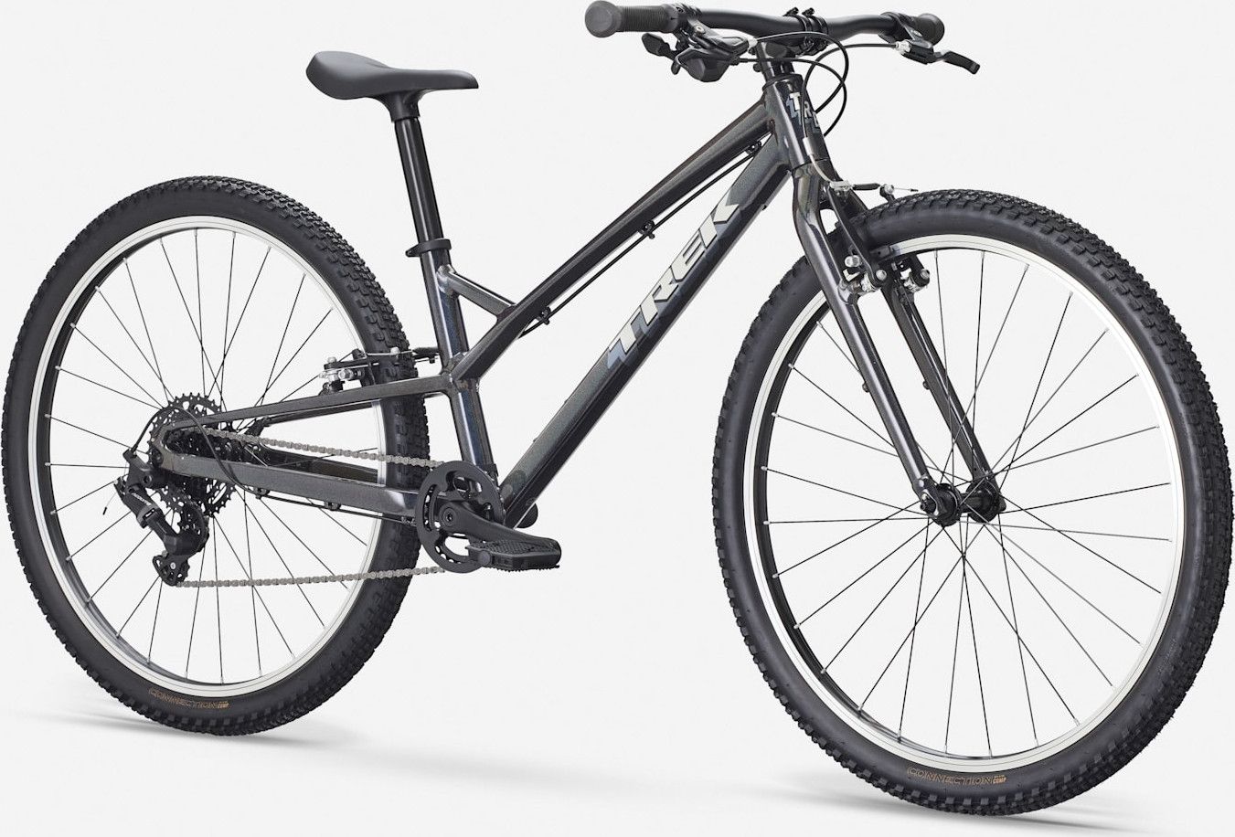 VTT Enfant Rigide Trek Wahoo 26 Path Microshift 8V 26'' Gris