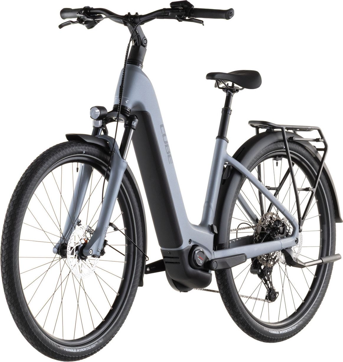 VTC Électrique Cube Touring Hybrid Pro 800 Easy Entry Shimano Cues 11V 800 Wh 700 mm Gris Pearl 2026