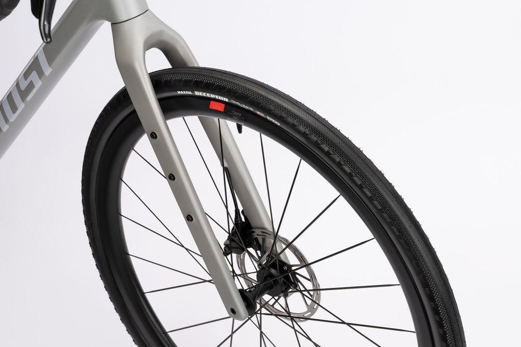 Vélo de Gravel Ghost Asket CF LTD Sram X0 Eagle AXS 12V 700 mm Gris Argent 2025