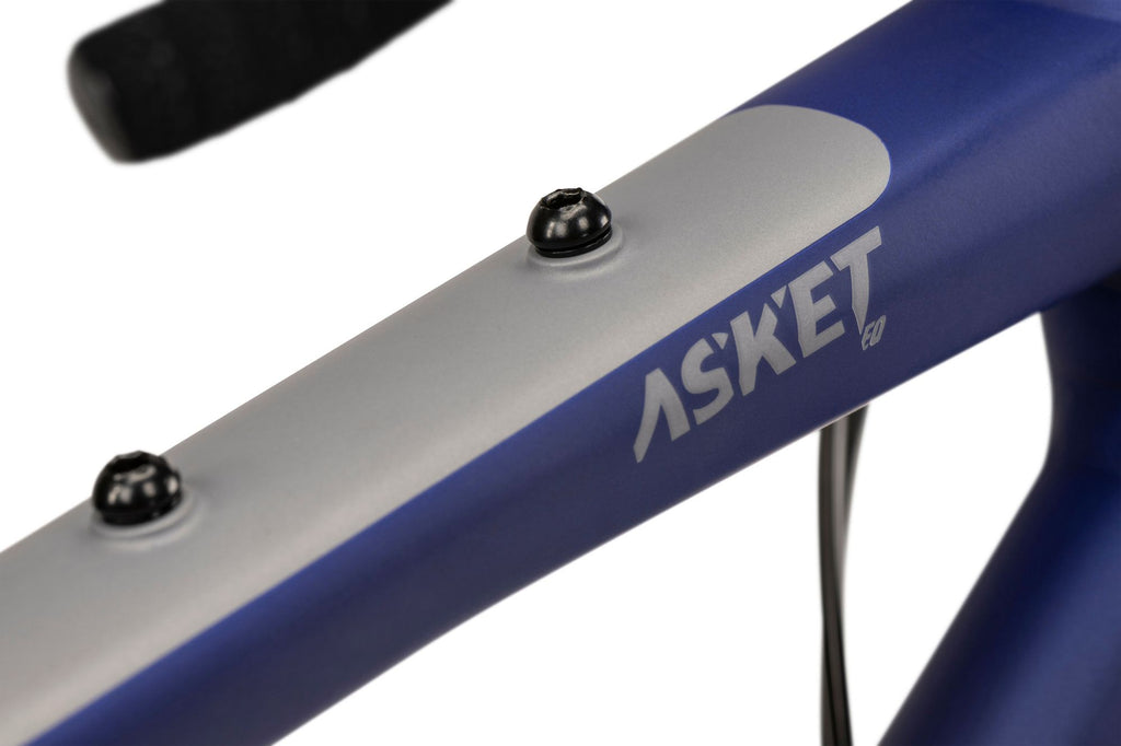 Vélo de Gravel Ghost Asket EQ Shimano Sora 9V 700 mm Violet Foncé Gris Clair 2025