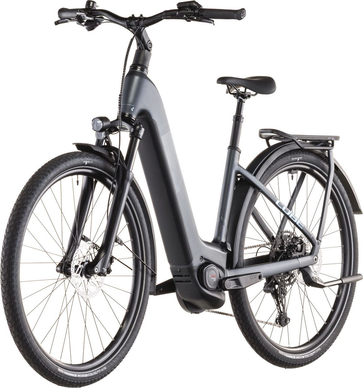 VTC Électrique Cube Kathmandu Hybrid One 800 Easy Entry Shimano Cues 10V 800 Wh 700 mm Gris Metallic 2026
