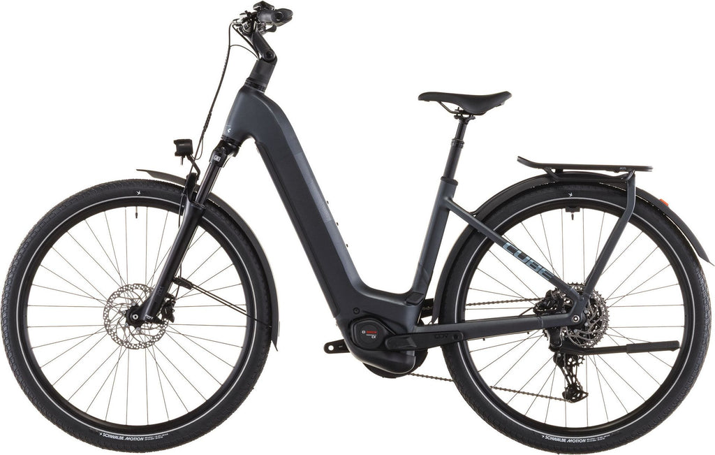 VTC Électrique Cube Kathmandu Hybrid One 800 Easy Entry Shimano Cues 10V 800 Wh 700 mm Gris Metallic 2026