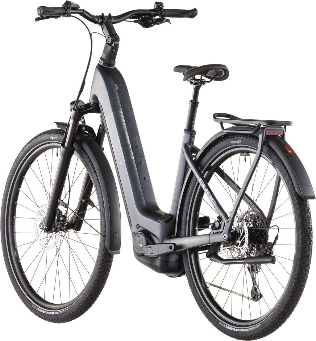 VTC Électrique Cube Kathmandu Hybrid One 800 Easy Entry Shimano Cues 10V 800 Wh 700 mm Gris Metallic 2026