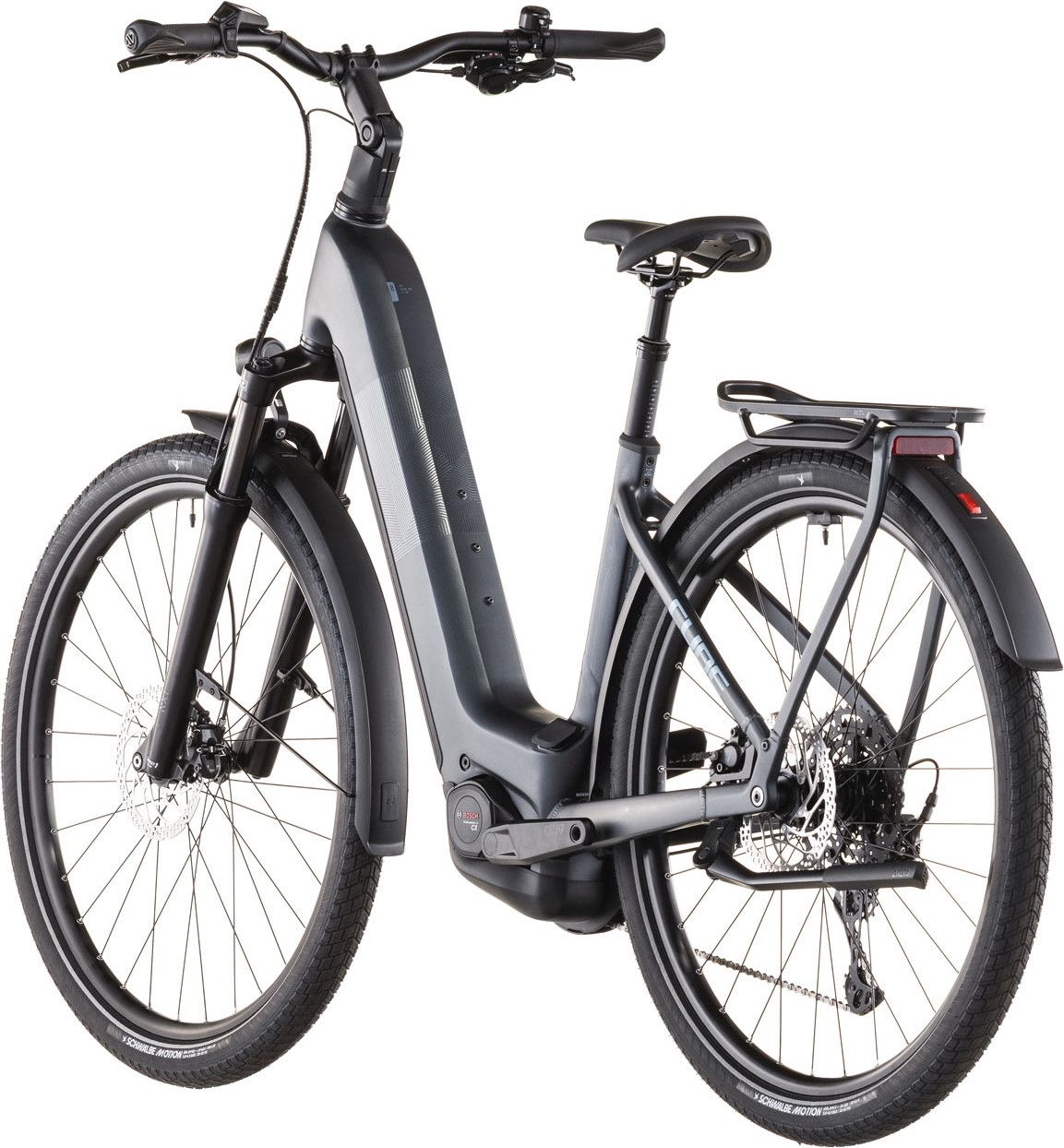 VTC Électrique Cube Kathmandu Hybrid One 800 Easy Entry Shimano Cues 10V 800 Wh 700 mm Gris Metallic 2026