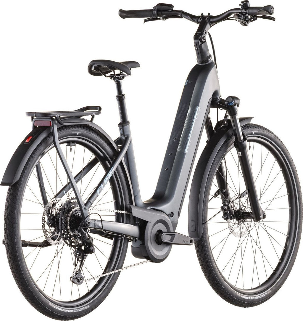 VTC Électrique Cube Kathmandu Hybrid One 800 Easy Entry Shimano Cues 10V 800 Wh 700 mm Gris Metallic 2026