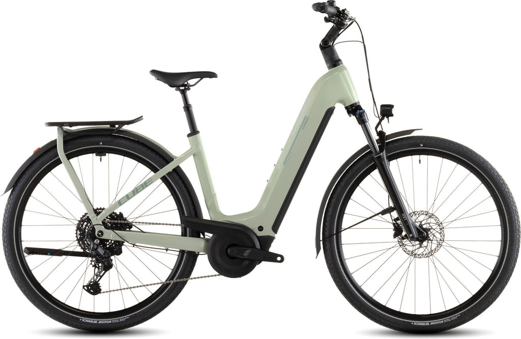 VTC Électrique Cube Kathmandu Hybrid One 800 Easy Entry Shimano Cues 10V 800 Wh 700 mm Vert Pea 2026
