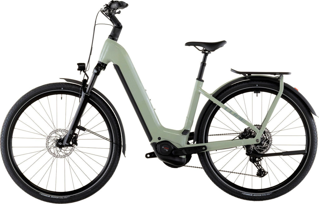 VTC Électrique Cube Kathmandu Hybrid One 800 Easy Entry Shimano Cues 10V 800 Wh 700 mm Vert Pea 2026