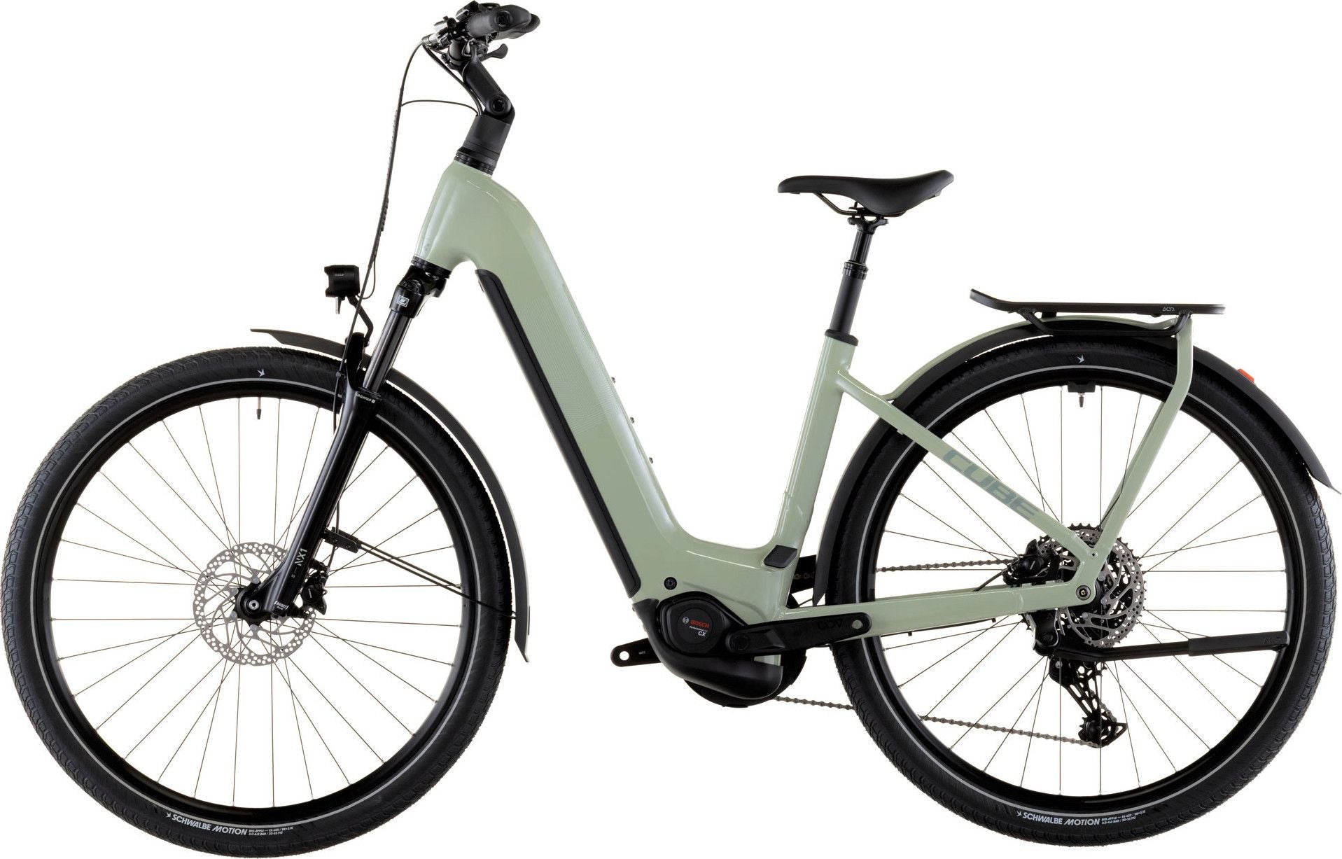 VTC Électrique Cube Kathmandu Hybrid One 800 Easy Entry Shimano Cues 10V 800 Wh 700 mm Vert Pea 2026
