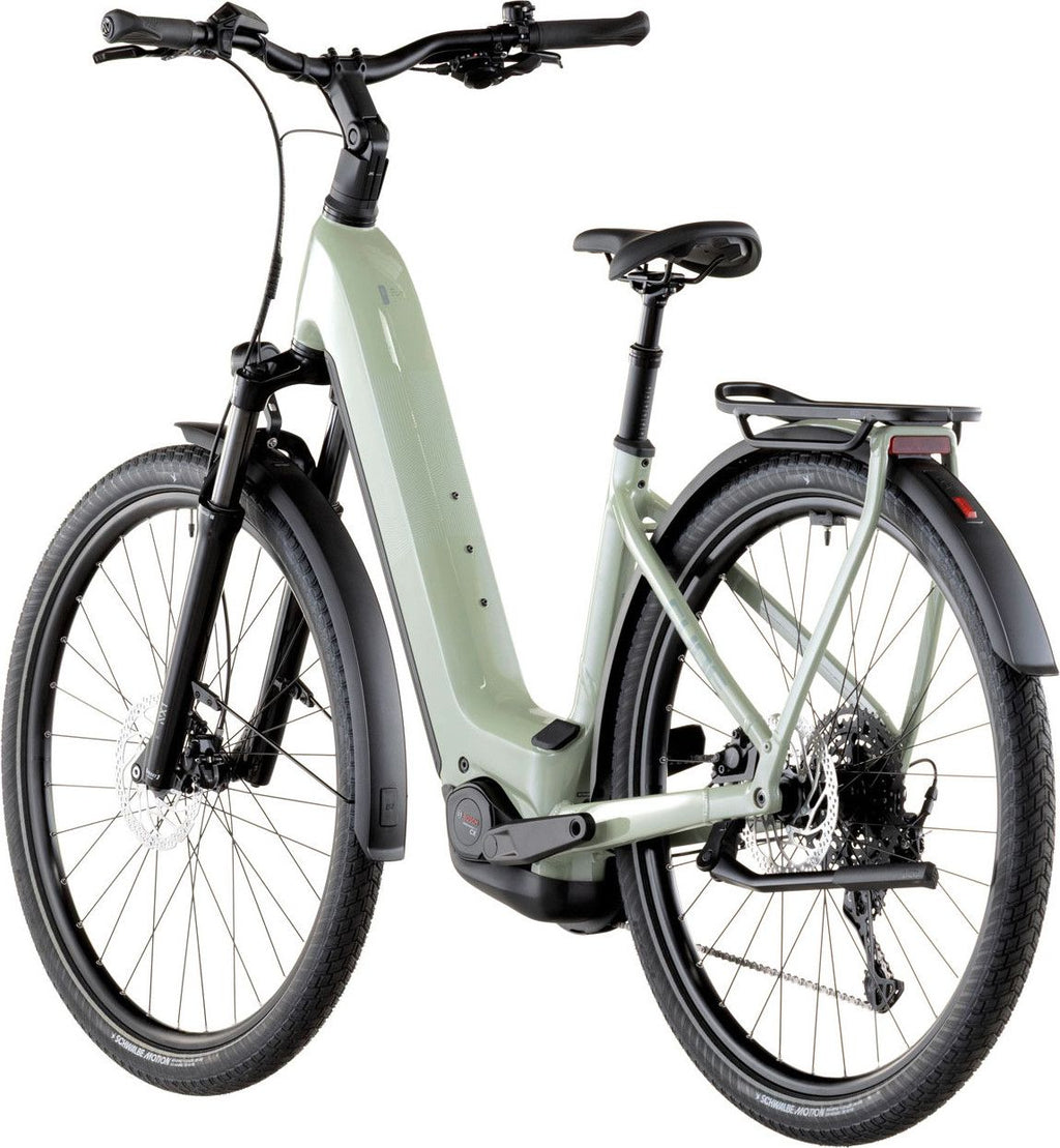 VTC Électrique Cube Kathmandu Hybrid One 800 Easy Entry Shimano Cues 10V 800 Wh 700 mm Vert Pea 2026