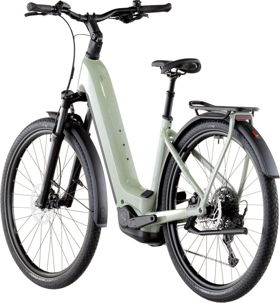 VTC Électrique Cube Kathmandu Hybrid One 800 Easy Entry Shimano Cues 10V 800 Wh 700 mm Vert Pea 2026