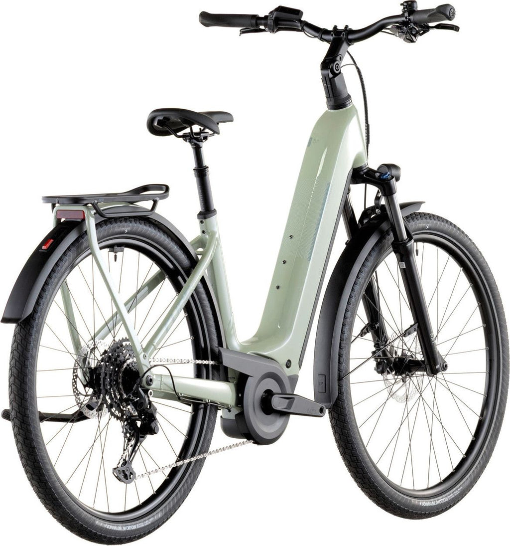 VTC Électrique Cube Kathmandu Hybrid One 800 Easy Entry Shimano Cues 10V 800 Wh 700 mm Vert Pea 2026