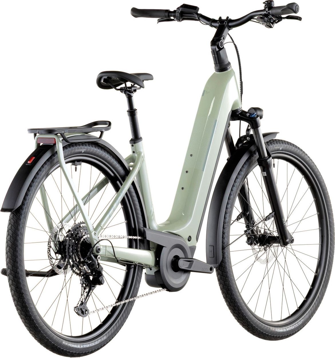 VTC Électrique Cube Kathmandu Hybrid One 800 Easy Entry Shimano Cues 10V 800 Wh 700 mm Vert Pea 2026